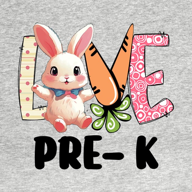 Happy Easter day Pre-k Squad Love Teacher life easter 2024 by AlmaDesigns